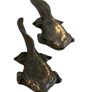 Vilmain & Klinger Pewter Tadpoles (Signed V & K)